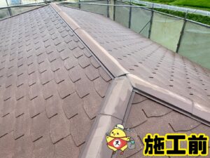 屋根鈑金塗装施行前