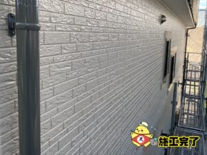 竪樋施工完了